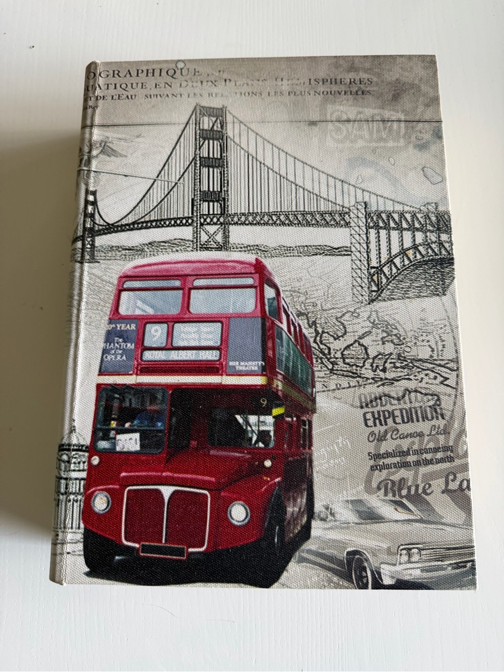 London Themed Decorative Empty “Book”